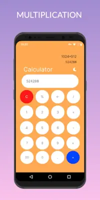 Calculator android App screenshot 1